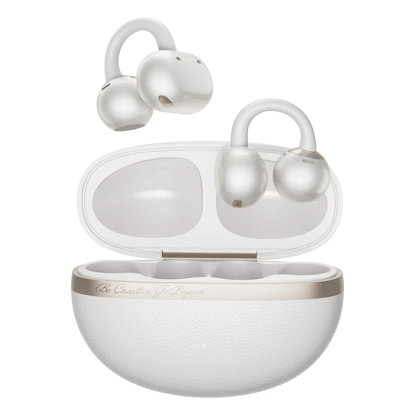 CT06 Clip On Earbuds Open Ear Wireless Bluetooth 6.0 Headphones with 4 Mic 35H Earbuds Comfortable for Running