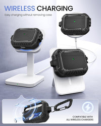 AirPods Case with Lock & Keychain & Cleaner Kit