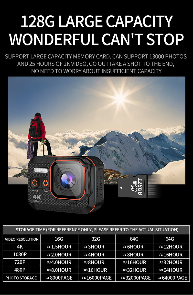 E5 4K Action Camera