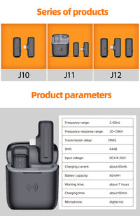 J10 Microphone with Charging Case